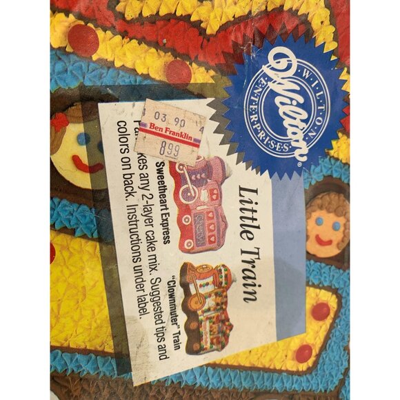 Cake Pan Vintage Wilton ”Little Train” with insert 1990 Children's Birthday Cake - Picture 6 of 6